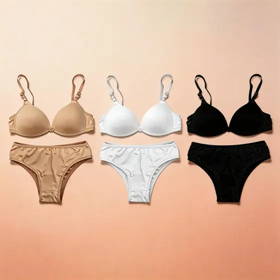 Kit 3 Conjunto Infantil Menina Moça Calcinha E Sutiã De Bojo Liso Básico Juvenil Adolescente