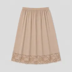 Saia Feminina Anágua Segunda Pele Zero Transparência Conforto Saiote Renda Moda Evangélica Adulto