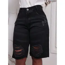 Shorts Jeans Feminino Jorts Bermuda
