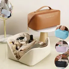 Necessaire Cosméticos Grande Maquiagem Feminina Espaçosa - Bolsa Necessaire