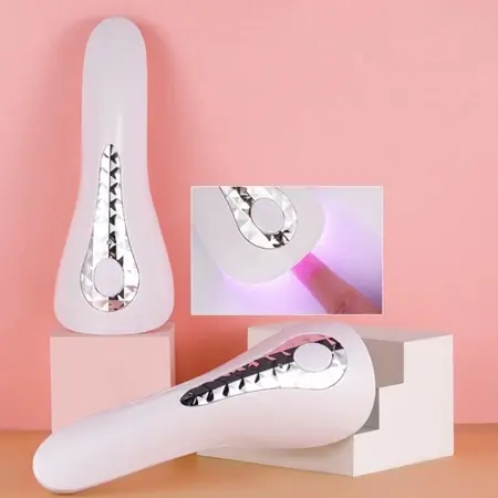 Mini Cabine Secagem Unha Gel LED UV Portátil Mini Estufa tipo Lanterna