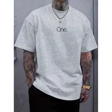 Camiseta Masculina One Estampadas Manga Curta Verão