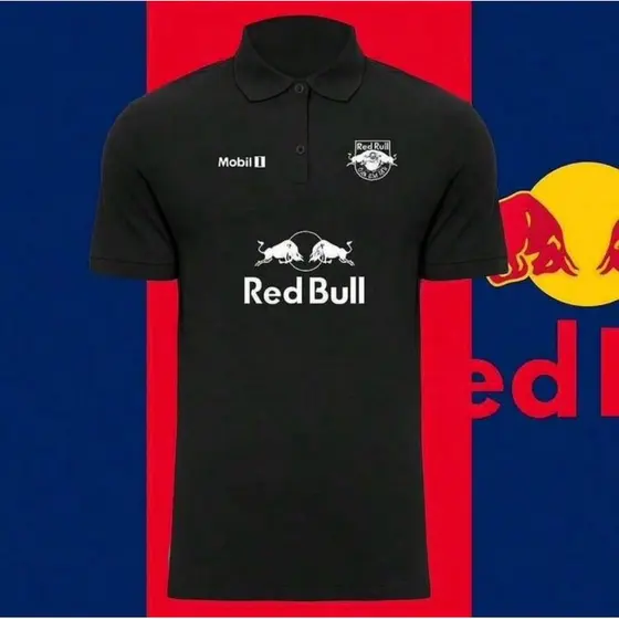Camisa Polo Masculina RedBull Camisetas de Time Malha