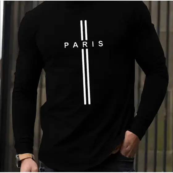 Camiseta Manga Longa Masculino Los Angeles Blusa Frio 100% algodao