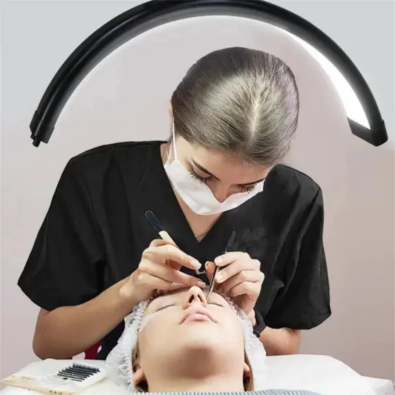 Luminaria Meia Lua Estetica Spa Arco 3 Tons Com controle Remoto Ajustável Salão Beleza Limpeza De Pele
