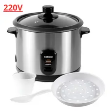 Panela de Arroz Elétrica Itatiaia 10 Xícaras 1,8L 220V Prata | Cozimento Rápido • Antiaderente • Tampa com Válvula