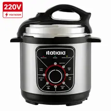Panela de Pressão Elétrica Itatiaia Essencial 3L Inox 220V 700W | Segurança + Praticidade