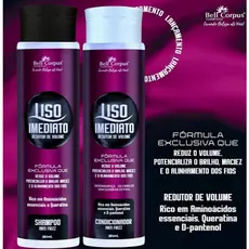 Shampoo e Condicionador Liso Imediato 380ml - Bell Corpus
