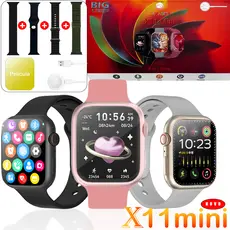 2025 Novo Smartwatch X11 mini Update X10 mini 41MM Relógio inteligente Monitor cardíaco prova d'água