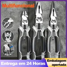 Alicate Multifuncional Profissional Universal Corte Diagonal Bico Agulha Ferramenta de Crimpagem