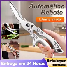 Tesoura de Cozinha Profissional Aço Inoxidável Multifuncional