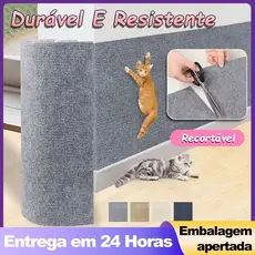 Protetor de Sofá para Gatos - Arranhador Adesivo Premium - Anti-Arranhão, Fácil de Instalar