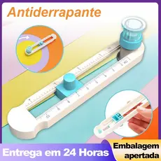 Cortador Circular de Papel 2 a 20cm Ajustável Portátil com Balança para Artesanato e Scrapbook