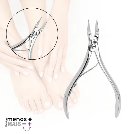 Alicate de Corte Espícula para Manicure e Podóloga - Slim