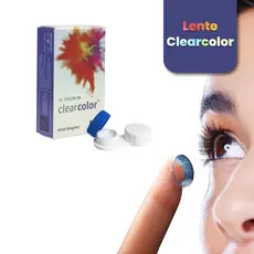 LENTE DE CONTATO CLEARCOLOR MIOPIA 0.00 ao -4.75 + ESTOJO