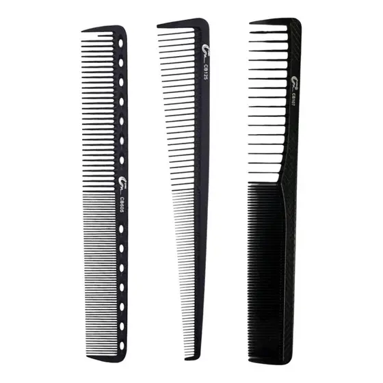 Kit 3 Pentes De Corte De Carbono Umi Cb605, cb107, cb125 Preto