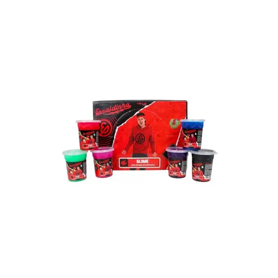 Slime Gelástica Enaldinho Original Com Bolinha Colecionáveis Surpresa Toys Lab