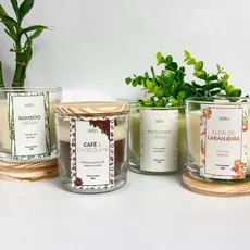 Vela Aromática Perfumada - 180g - 40h de Queima | Cera Vegetal, Aromas Exclusivos Premium – Aura