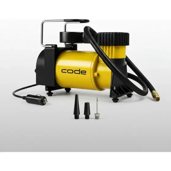 Compressor Portátil 12V Veicular Inflador de Pneus Emergência Carro Moto 100 PSI