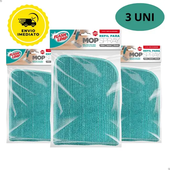 Refil Microfibra Mop Spray RMOP7800 Flash Limp