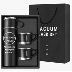 Kit Garrafa Xicaras Termica Personalizada 500ml
