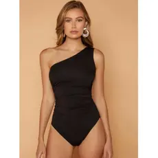 Body Feminino Mula Manca Suplex Bory Moda Blogueira uma alça Forro Bodys
