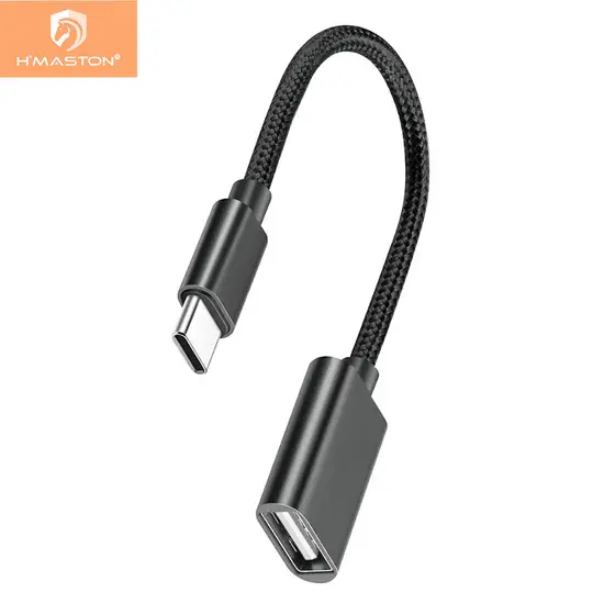 Cabo Adaptador OTG Tipo C Macho para USB Fêmea Usb Tipo C 3.0 P/ Usb 3.0 Compativel Qualidade
