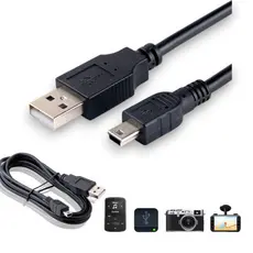 Cabo USB Macho Para Mini USB V3 De 2 Metro Cabo Serve Controle PS3 , PSP , Gameboy , Nintendo DS