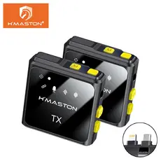 Electro Nest Microfone Lapela Para Celular Sem Fio Redução de Ruído 30m Distância de Transmissão MK11