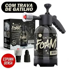 Pulverizador Snow Foam Espuma Lavadora Manual Com 2 Bicos Profissional Lavagem Carro Borrifador Moto