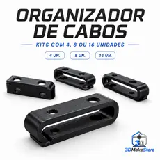 Passa fio Kit Organizador De Cabos para Esconder Fios embaixo de Mesa Setup Gamer Home Office Decor