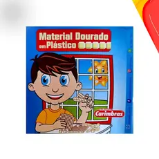 Material Dourado em Plástico 111 Peças - Carimbras