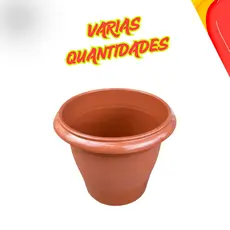 Vasos Pequeno Redondo Cerâmico 700ml Decorativo Plantas Jardinagem – Várias Quantidades