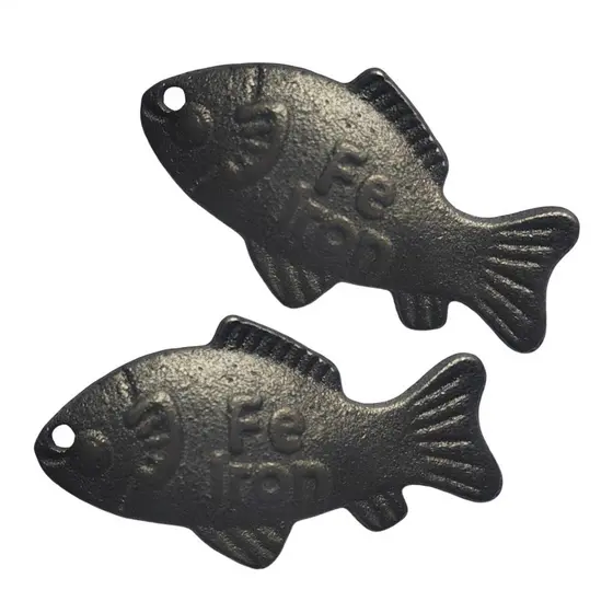 Iron Fish Effective and Safe Cooking Tool 2 Pieces Effective Reusable Kitchen Accessories for Athletes mueadsybr