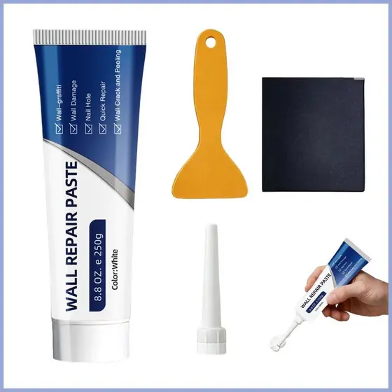 Pasta De Parede Reparação Drywall Secagem Rápida Massa Kit Reparo Para Buracos Rachaduras DIY Casa Grout Telha Mueadybr