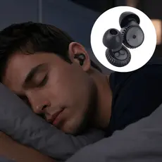 Protetor de ouvido Tampão de ouvido Protetor auricular Anti Ruído Silicone Reutilizável para Dormir