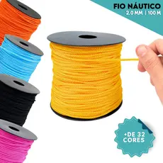 Fio Náutico de Polipropileno 2mm Com 100 Metros – Alta Resistência para Artesanato, e DIY - SHEFA