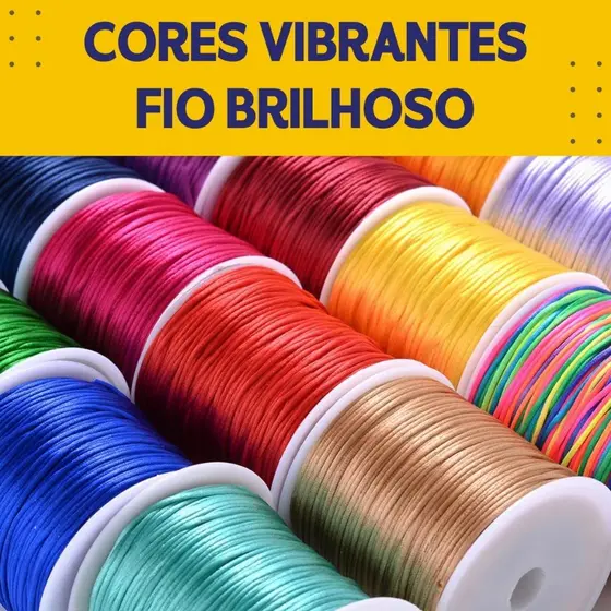 Fio De Seda 3.0 Mm C/25 Metros Cordão Rabo De Rato Resistente De Alta Qualidade