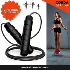 Corda de Pular 3M Crossfit Profissional Alta Performance Ergonômica - SHEFA