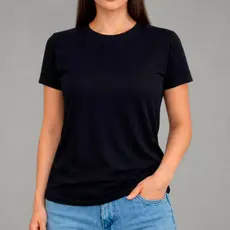 Camiseta Feminina Lisa 100% Algodão Premium Conforto Streetwear Fashion Urbano Casual Moda Diário Crt Unissex