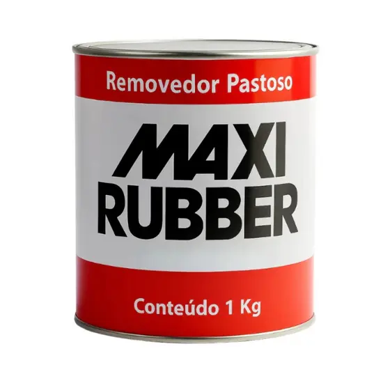 Removedor De Tinta Pastoso Maxi Rubber 1kg Pasta Removedora