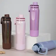 Garrafa Térmica Inox  950ml Esportiva Academia com Capa Silicone Gelada Quente Personalizada Hydra