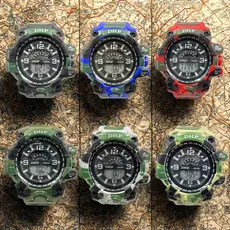 [936B-34093camo] Relógio DHP a prova d'agua masculino camuflado