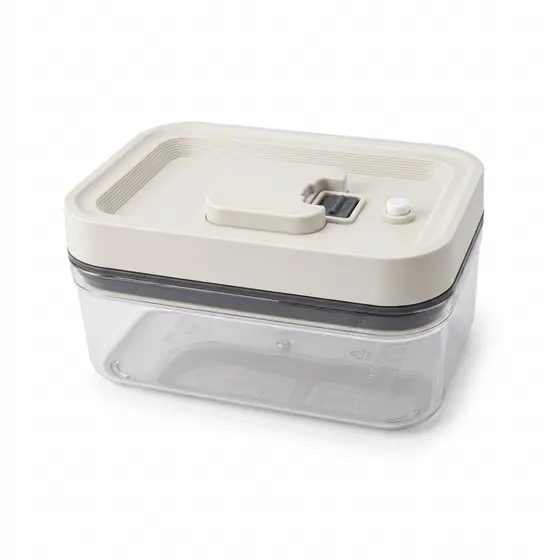 Pote Retângular Hermético Organizador À Vacuum One 750 Ml