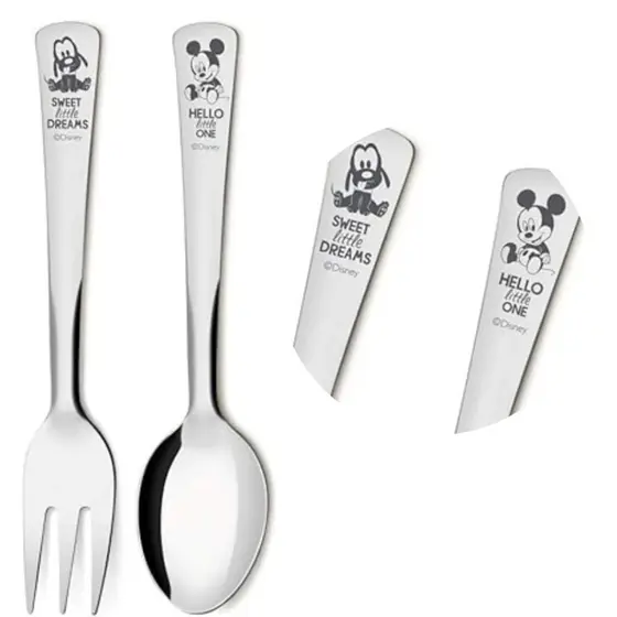 Conjunto Infantil 2 peças  Simonaggio – Colher e Garfo