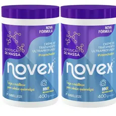 Kit 2 Creme De Tratamento Novex Reposição De Massa 400g