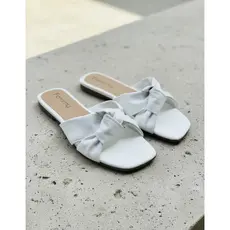 Rasteira Feminina Nó Elegante Sandália Flat Confortável Casual Chic