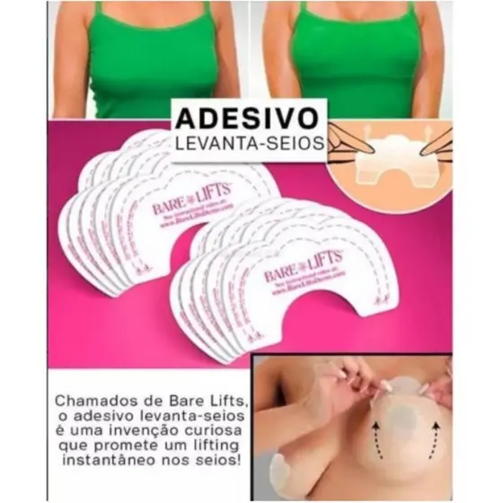 Sutia Adesivo Invisível Levanta Seios /peitos Bare Lifts MANIA