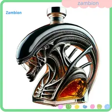 Glass Wine Bottle Whiskey Storage Unique Shape Decanter Multifunctional Beer Beverage Container Perfect Gift for Home Ba