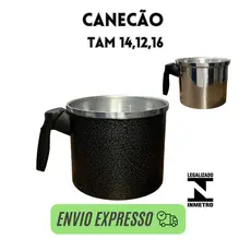 leiteira cafeteira fervedor canecao para fazer café preta e alumínio caneco leitera grande e pequena